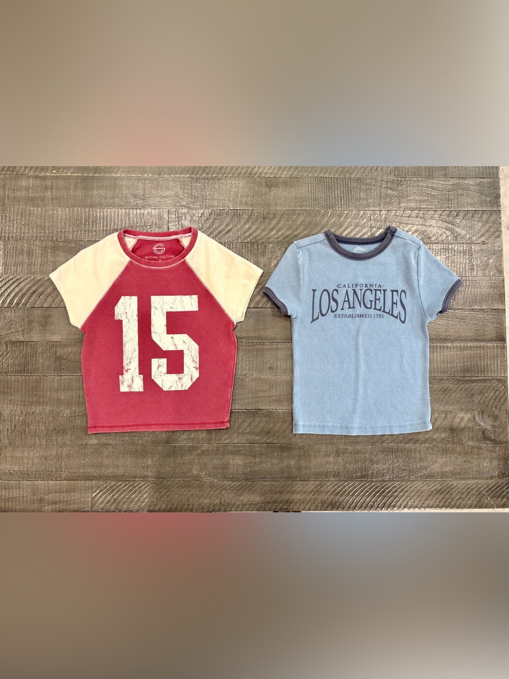 Social Culture Short Sleeve Baby Tee Bundle Size Small